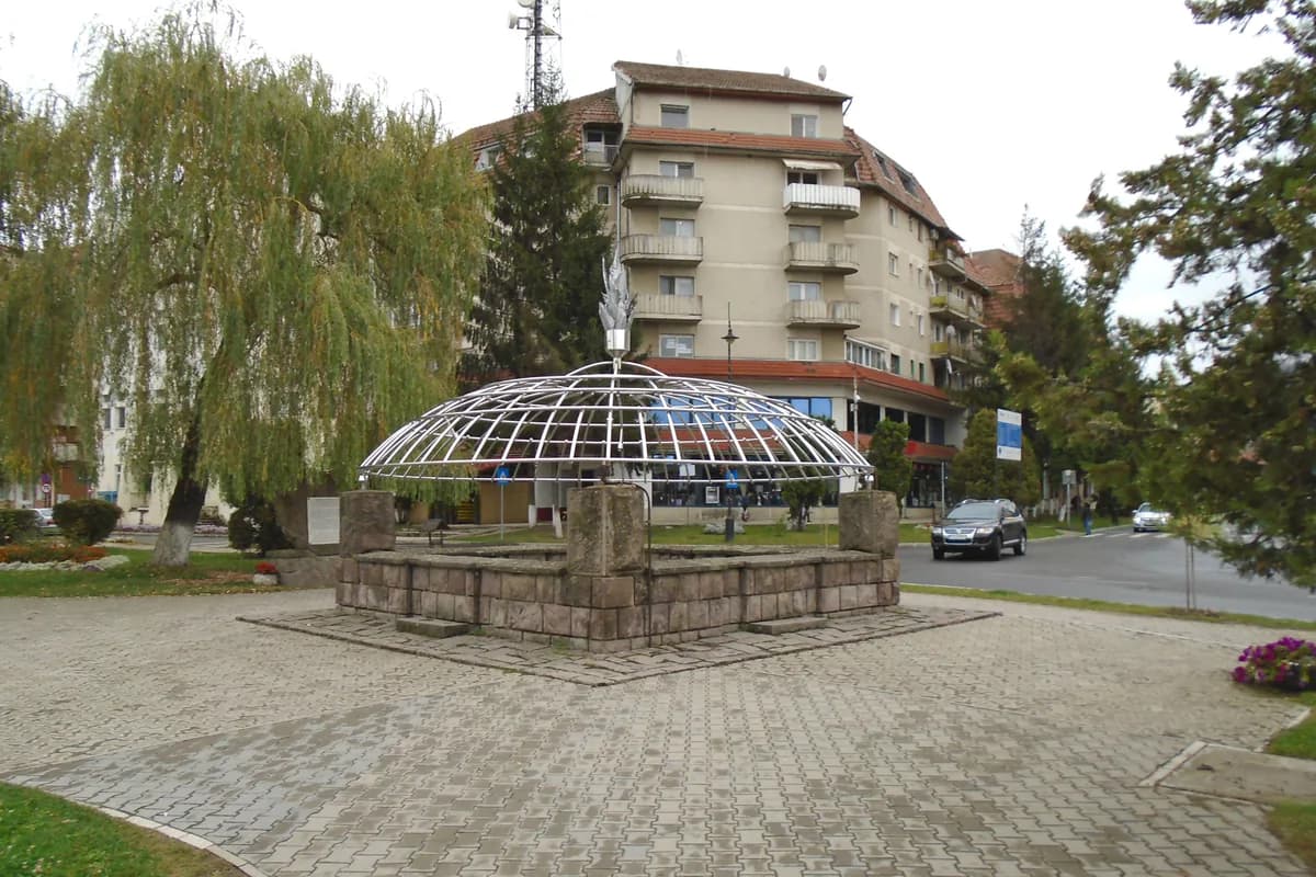 Balta Dracului din centrul orașului Covasna