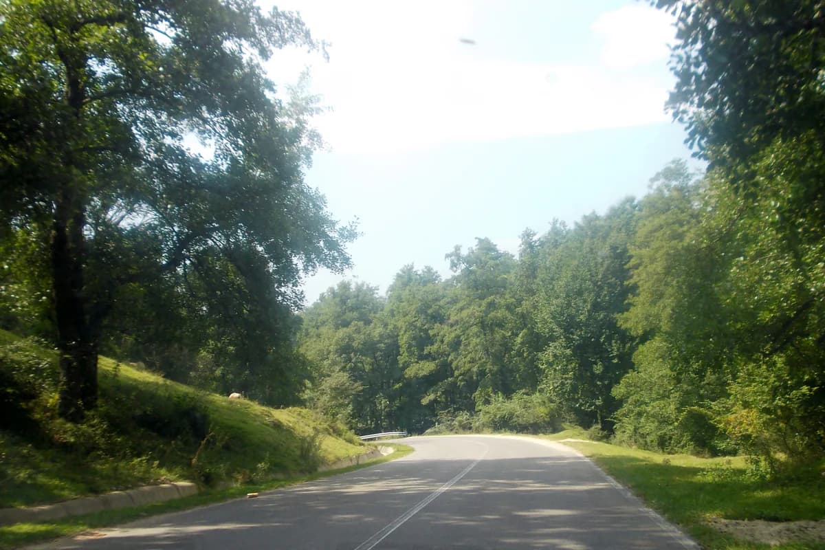 peisaj rural în comuna Baia de Fier