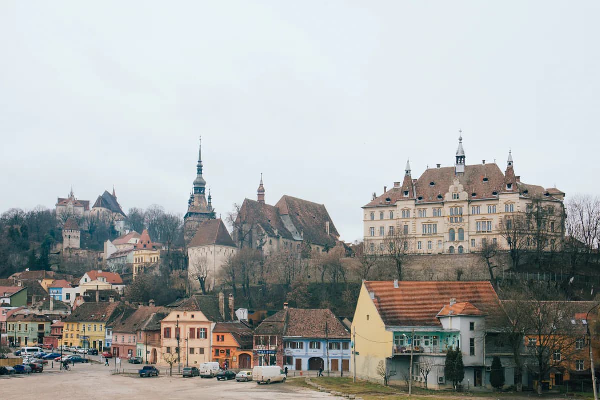 Panoramă asupra cetății medievale Sighișoara